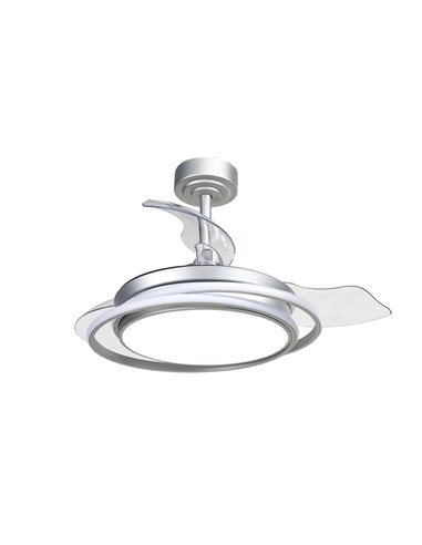 Ventilador de techo LED Antila Mini gris 45W 4000 Lm CCT