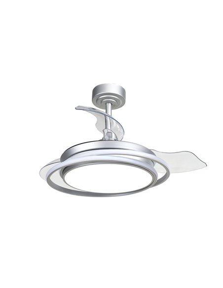 Ventilador de techo LED Antila Mini gris 45W 4000 Lm CCT
