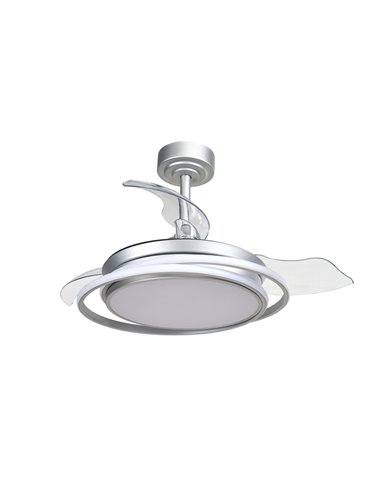 Ventilador de techo LED Antila Mini gris 45W 4000 Lm CCT