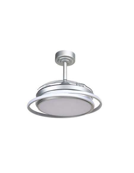 Ventilador de techo LED Antila Mini gris 45W 4000 Lm CCT