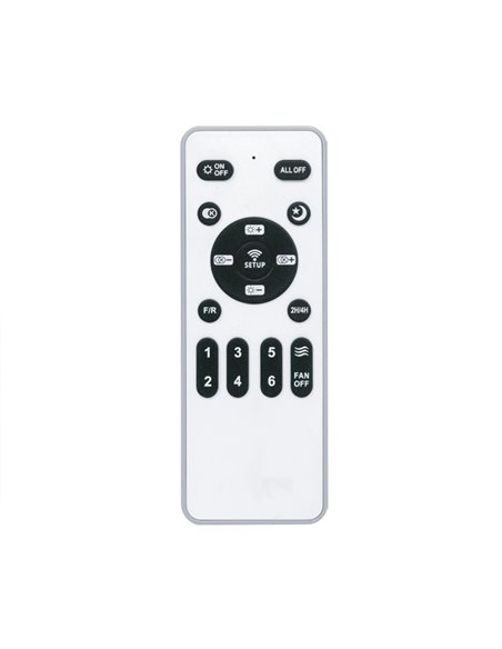 Ventilador de techo LED Antila Mini gris 45W 4000 Lm CCT