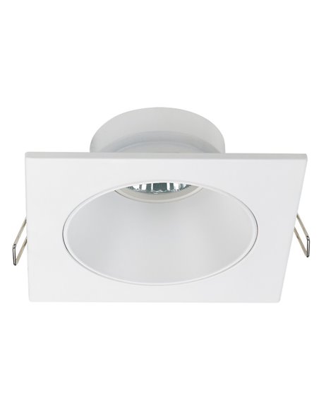 Empotrable fijo cuadrado blanco Zeus