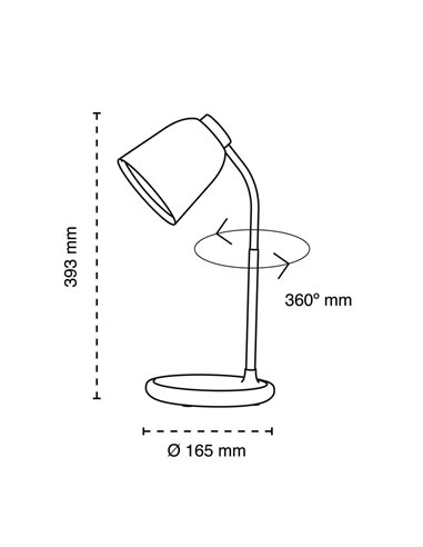Lámpara de escritorio LED Hadar 4W 280Lm CCT Dim