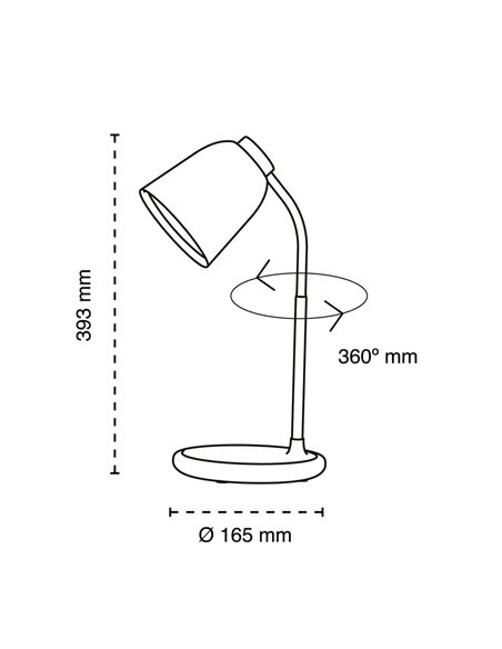 Lámpara de escritorio LED Hadar 4W 280Lm CCT Dim