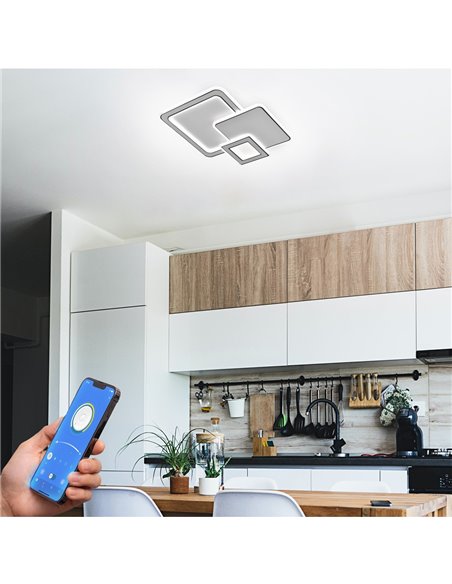 Plafón LED Elora 106W 7800Lm 3CCT Dim Smart