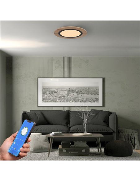 Plafón LED Hasbi 20W 1200Lm 3CCT Dim Smart