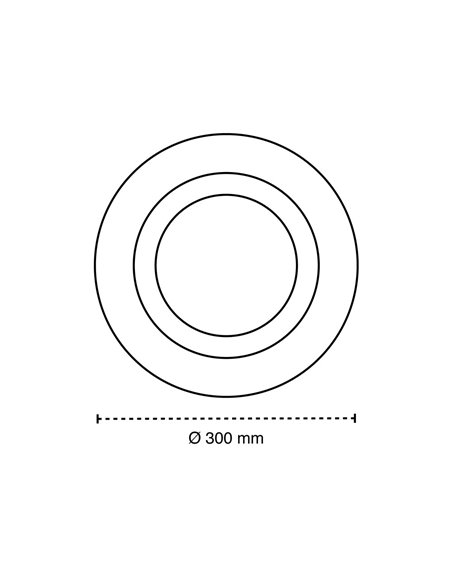 Plafón LED Hasbi 20W 1200Lm 3CCT Dim Smart