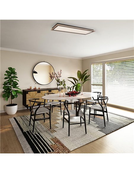 Plafón LED Hasbi 54W 5900Lm 3CCT Dim Smart