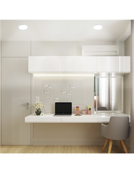 Downlight LED de superfície 18W 1620lm 4000K IP44