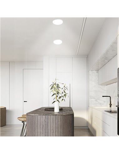Downlight LED de superfície 24W 2160lm 4000K IP44
