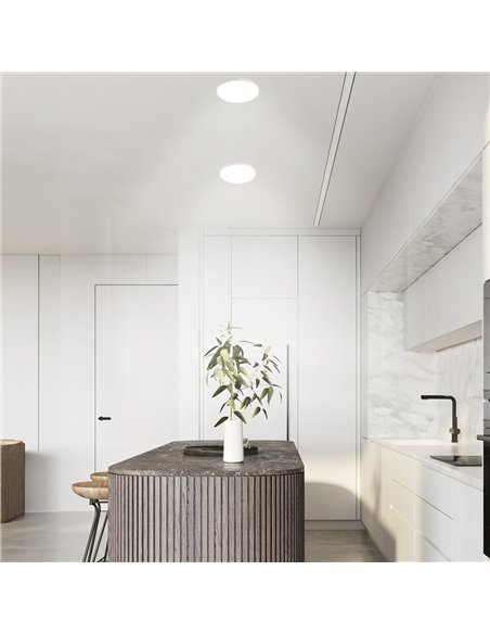 Downlight LED de superfície 24W 2160lm 4000K IP44