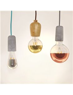 Lâmpada LED 6W G125 Meio Espelho Cobre 2