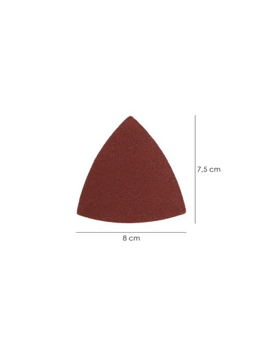 Lija Triangular Para Herramienta Multifuncion. Pack 20 Lijas
