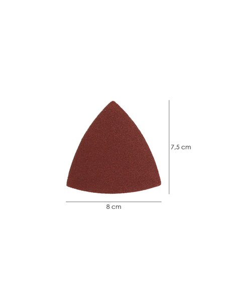 Lija Triangular Para Herramienta Multifuncion. Pack 20 Lijas