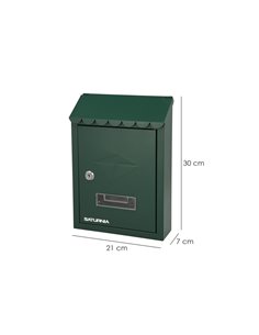 Buzon Exterior Residence 205 x 300 x 70 mm. Verde 2