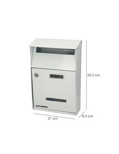 Buzon Exterior Country Blanco 215 x 320 x 105 mm. 2