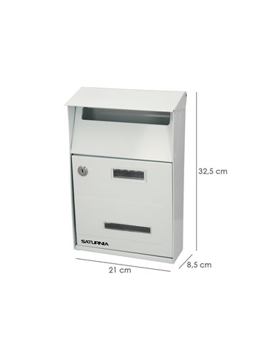 Buzon Exterior Country Blanco 215 x 320 x 105 mm.
