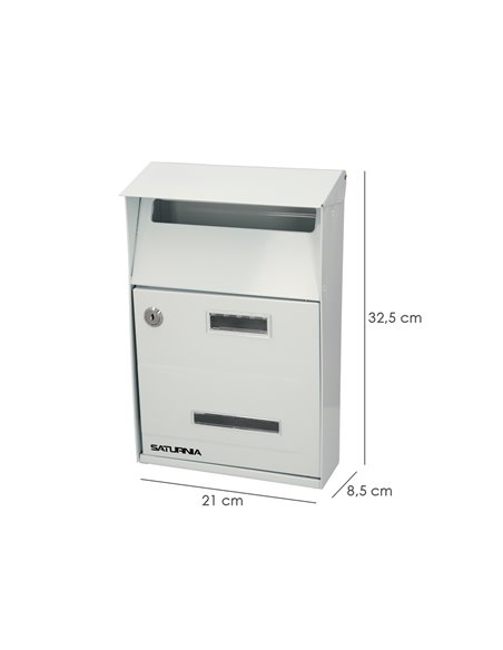Buzon Exterior Country Blanco 215 x 320 x 105 mm.
