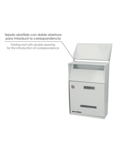 Buzon Exterior Country Blanco 215 x 320 x 105 mm.