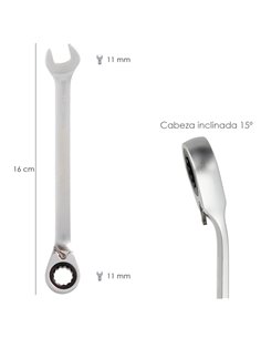 Llave Combinada Con Carraca 11 mm. DIN 3113 2
