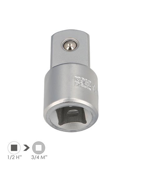 Adaptador Redutor 1/2" Fêmea Para 3/4" Macho