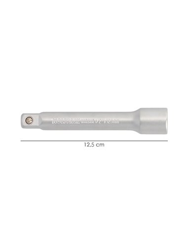 Alargadera Llave De Vaso 1/2" Longitud 125 mm.