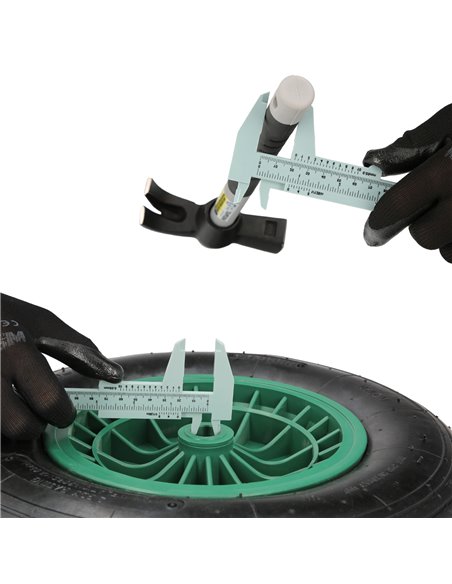 Calibre Plastico 150mm.