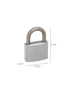 Candado Inoxidable Arco Normal  30mm.