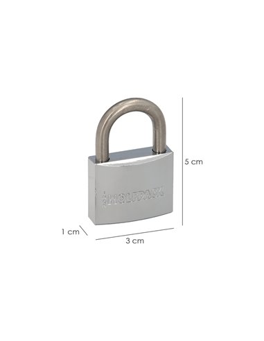 Candado Inoxidable Arco Normal  30mm.
