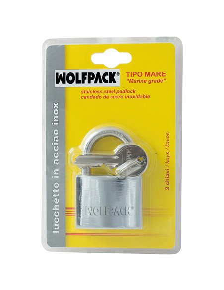 Cadeado Inox Arco Normal 50mm.