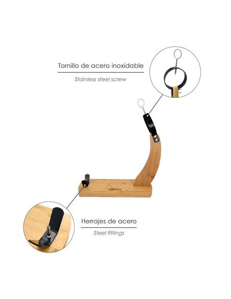 Soporte Jamon Góndola Bambú