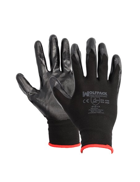 Guantes Nitrilo / Nylon Impregnado 11" (Par)