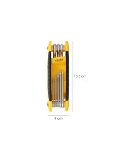 Juego Llaves Torx Plegable  8 Piezas Inviolable 2