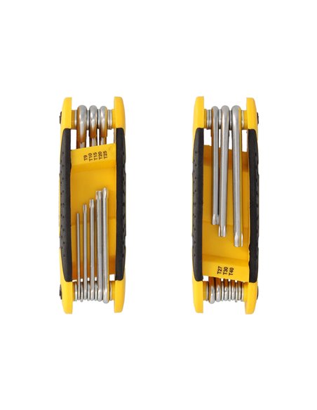 Juego Llaves Torx Plegable  8 Piezas Inviolable