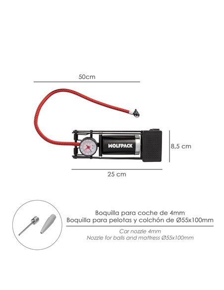 Bomba Inflar De Pie 1 Piston