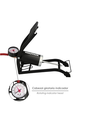 Bomba Inflar De Pie 1 Piston