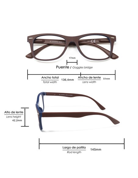Gafas Lectura Illinois Rojas Aumento +2,0