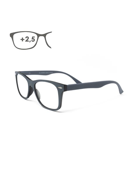 Gafas Lectura Illinois Gris Aumento +2,5