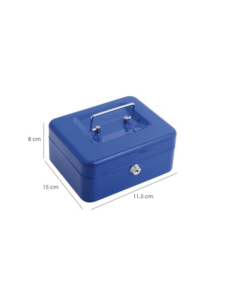 Caja Caudales Wolfpack  Pintada Nº 1   150x115 mm. Con Bandeja Interior
