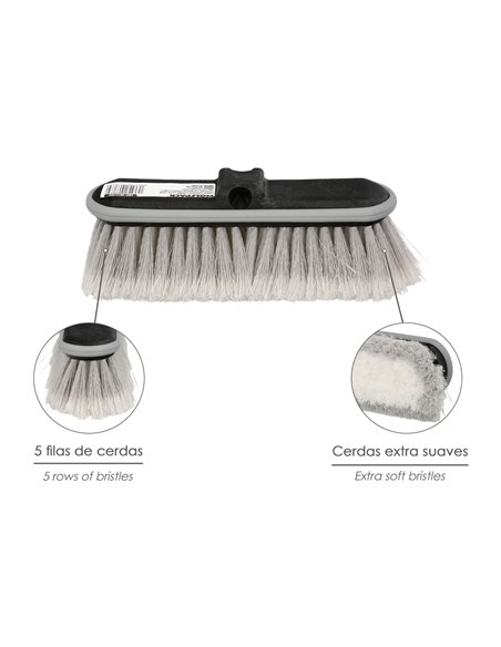 Cepillo Lavacoches Grande Extra Suave 28x9,5 cm.