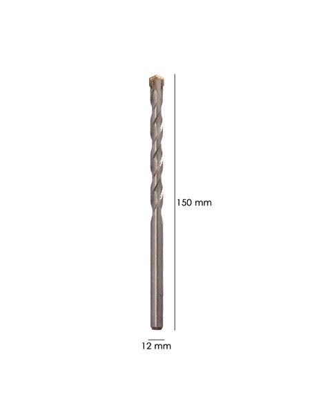 Broca para pedra Widia Ø 12 mm. Ponta de tungstênio Din 8039