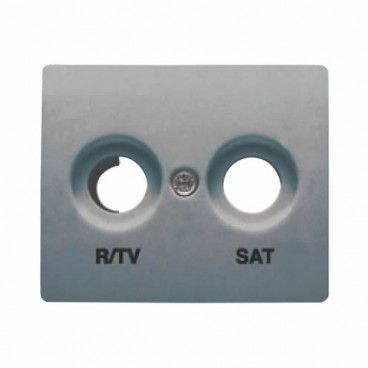 Tapa toma R/TV - SAT ACERO NEPTUNO BJC IRIS 18320-AN