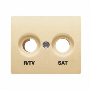 Tapa toma R/TV - SAT DORADO ODISEA BJC IRIS 18320-OD