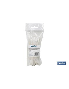 MADEJA CORDÓN POLIÉSTER REFORZADO 5 MM 25 M BLANCO 2
