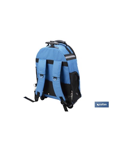 MOCHILA PORTAHERRAMIENTAS CON RUEDAS 35 x 20 x 55 CM