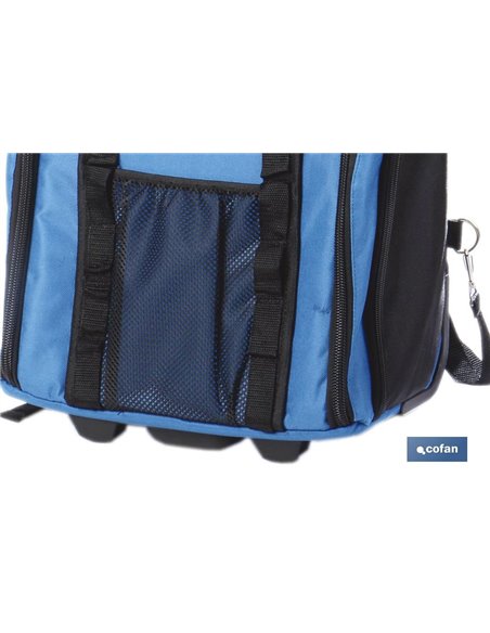 MOCHILA PORTAHERRAMIENTAS CON RUEDAS 35 x 20 x 55 CM