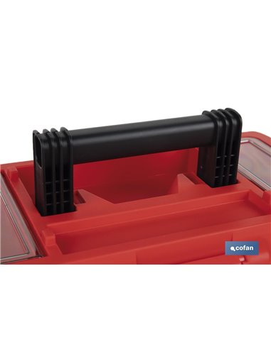 CAJA DE HERRAMIENTAS SEMI-PROFESIONAL 360 X 193 X 186 MM