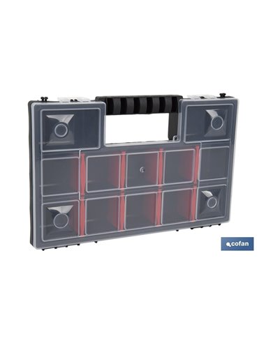 ESTUCHE ORGANIZADOR 20 COMPARTIMENTOS 344 X 249 X 50 MM