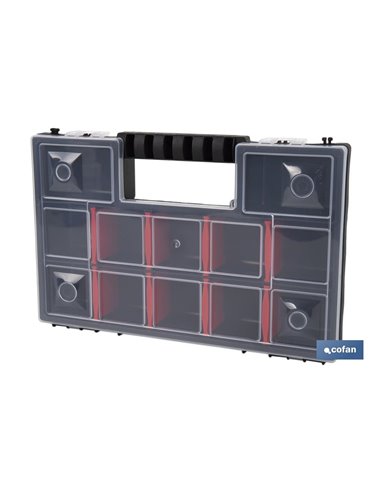 ESTUCHE ORGANIZADOR 20 COMPARTIMENTOS 344 X 249 X 50 MM