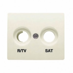 Tampa tomada R/TV - SAT BEIGE BJC IRIS 18320-A